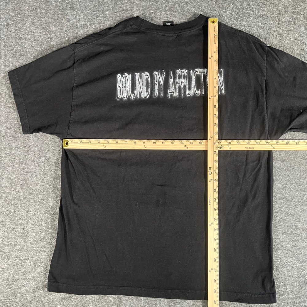 Final Resting Place Bound by Affliction Death Metal Band T-Shirt Hanes Beefy XL - Picture 5 of 5